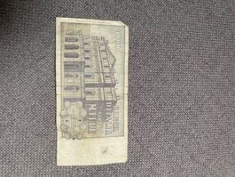 Alte Banknote Italen 1000 Lire 1969 (4)