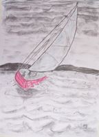Zeichnung: Segelboot V