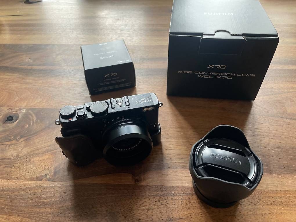 Fujifilm Kamera: Fujifilm X70 inkl. WCL-X70 – Gebraucht aus Bern von manuber