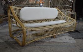 Sofa Rattan Outdoorsoffa Gartensofa Sitzmöbel Loungemöbel