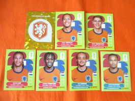 Panini WM 2026, NED 1, 3, 4, 7, 8, 15, 16