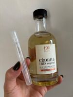 100 Bon Cèdre & Iris Soyeux, Abfüllung 5ml..