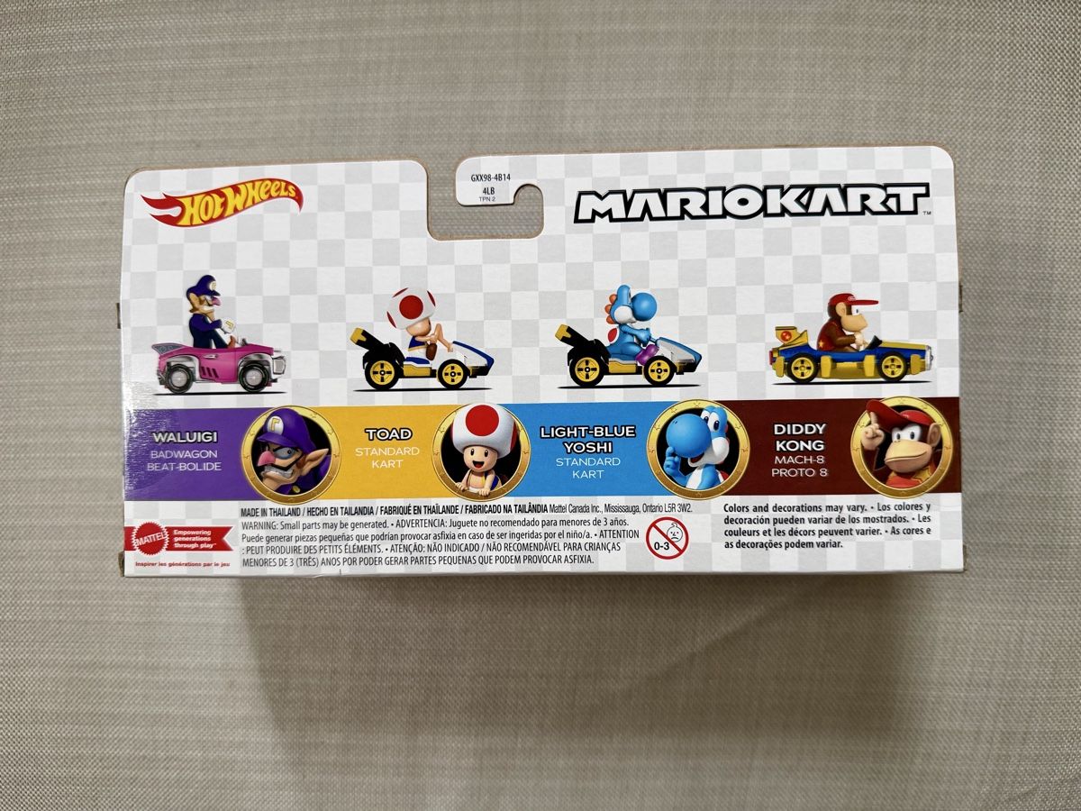 Hot Wheels Voitures modèles: Hot Wheels MarioKart 4er Set – Neuf avec emballage d'origine à Oberembrach par theZaz 2