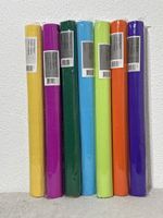 7 Rollen farbiges Krepppapier - Basteln, Dekorieren