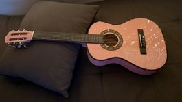 🎸 Play On 2 Konzertgitarre Rosa, kompakte Grösse
