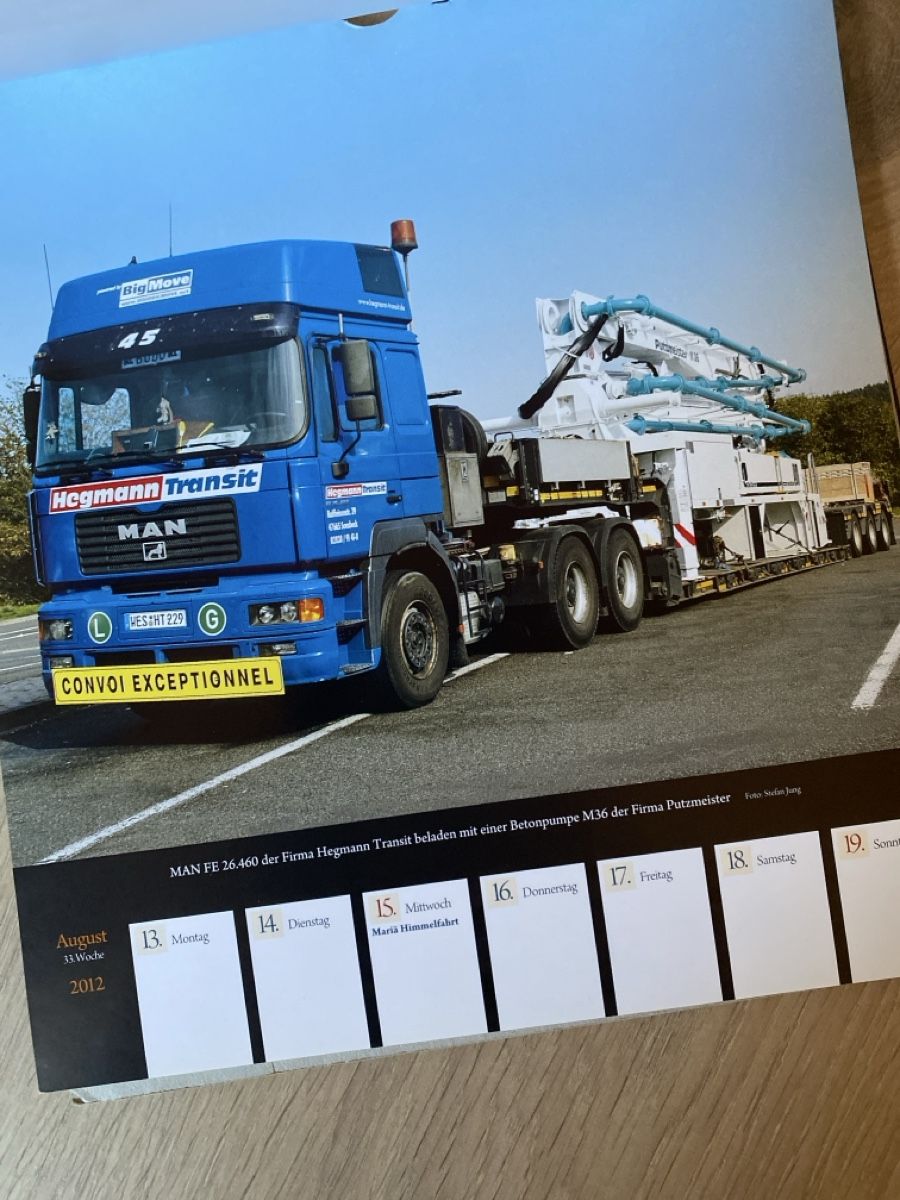 Calendari: Schwertransport Kalender  – Usato da Thierachern venduto da shaun96 2