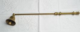 Kerzenlöscher aus Messing goldfarben guter Zustand