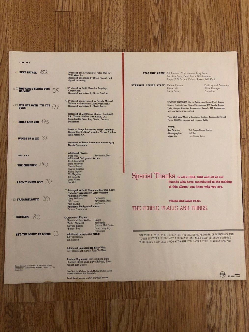 Dischi in vinile: Starship - No Protection LP – Usato da Schübelbach venduto da Klabauterli 3