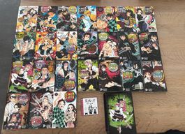 Demon Slayer Manga Komplettset Band 1-23 Top Zustand!