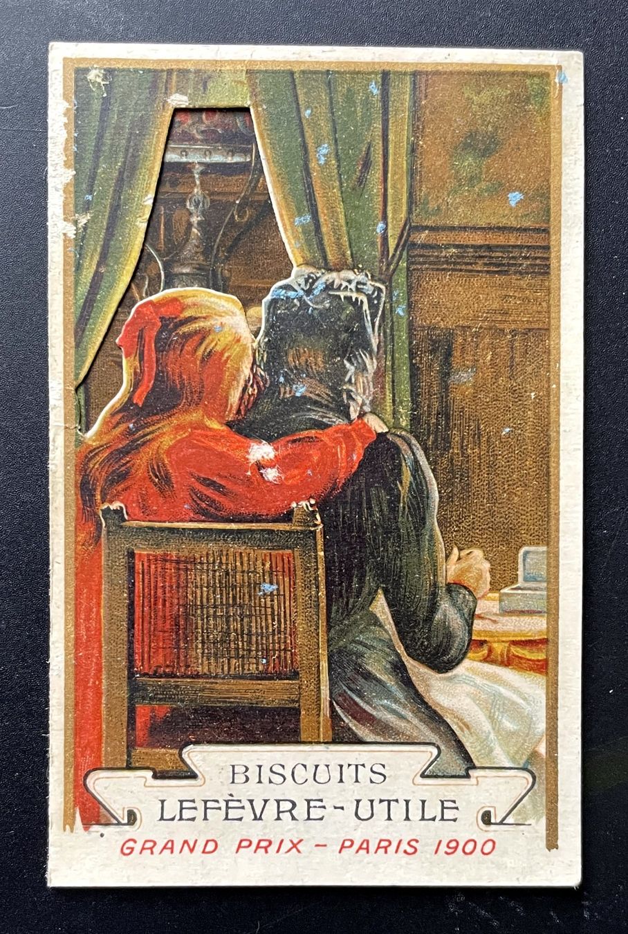 Grafiken & Lithographien: Biscuits Lefèvre-Utile LU - Altes Chromobild Paris 1900 – Gebraucht aus Savagnier von Ne2065