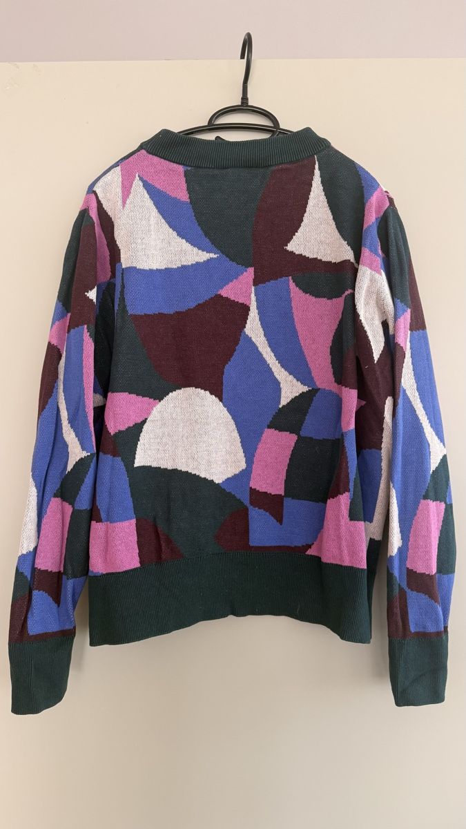 Maglioni & Felpe: Damenpullover mit buntem geometrischem Muster, Grösse L – Usato da Winterthur venduto da -BeHappy24- 3