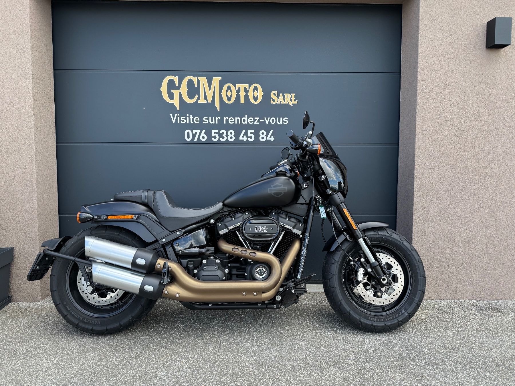 Harley-Davidson Chopper: Harley Davidson Fat Bob 107 LEASING POSSIBLE – Usato da Echallens venduto da HD90