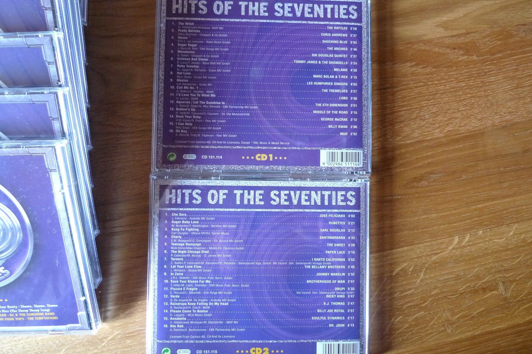 CD: 10 CD-Box mit Hits der 70er Jahre – Usato da Sissach venduto da Greywolf61 2