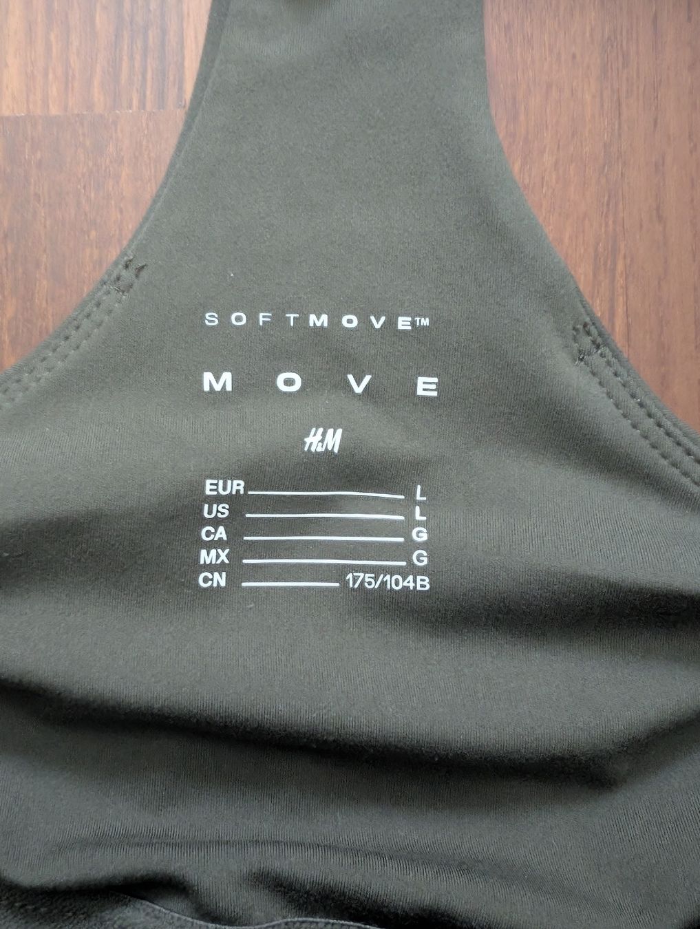 H&M Top: H&M Move SoftMove Sporttop Gr. L Khaki – Nuovo (secondo la descrizione) da Lufingen venduto da Kappi90 3