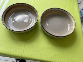 2 Müesli Schalen / Dessert Schalen 5,5x18Cm