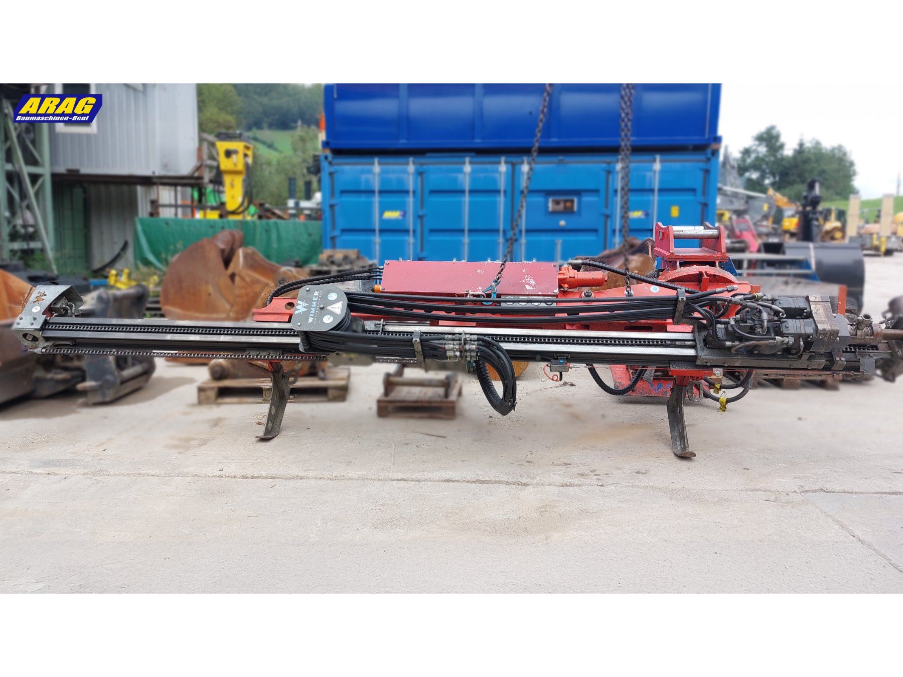 Tutte le macchine: Wimmer AB2300 T-12 Bohrlafette – Usato da Hasle LU venduto da Arag08 1