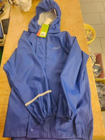 Celavi Regenjacke, Blau, Grösse 134, NEU!