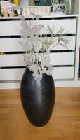 Vase gross 55 cm Keramik mit Inhalt Schmetterlinge
