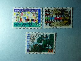 1998 Sondermarken 940 bis 942 ET Vollstempel