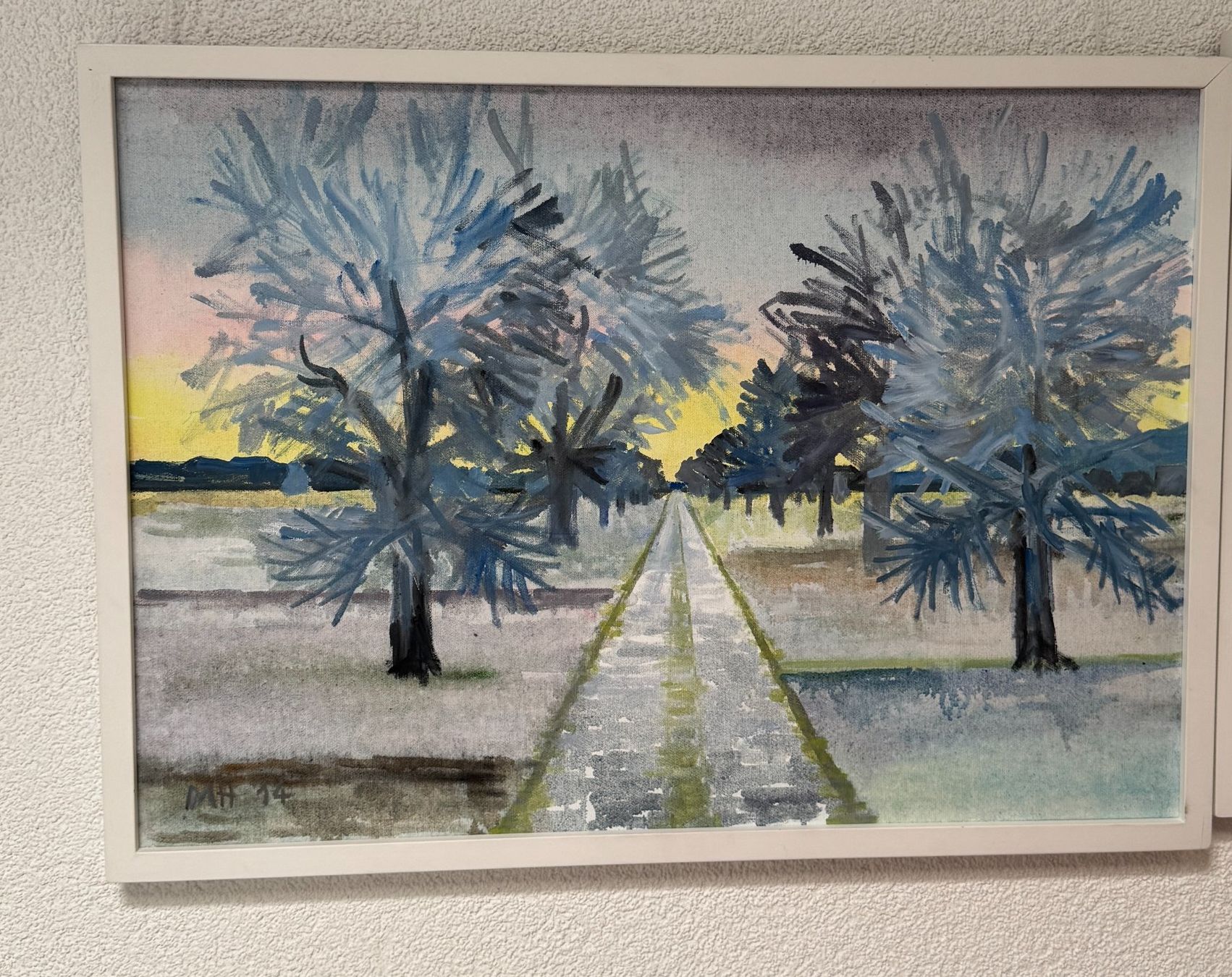 Gemälde: Martin Herzig -  Ölbild Winterlandschaft – Gebraucht aus Oensingen von Faebu_00 1