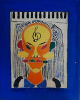 Expressives Gemälde Wilhelm 1954
