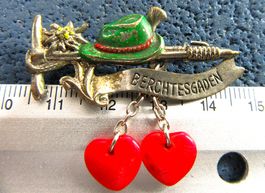 BERCHTESGADEN BERGSTEIGER ABZEICHEN MIT 2❤ HERZLIEIN VINTAGE