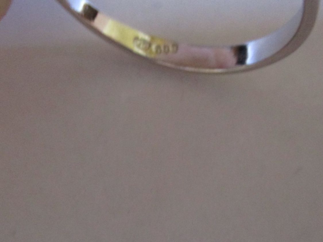 Anelli: Bague argent 800 avec pierres roses et blanches – Usato da La Sarraz venduto da vic_v6kz 3