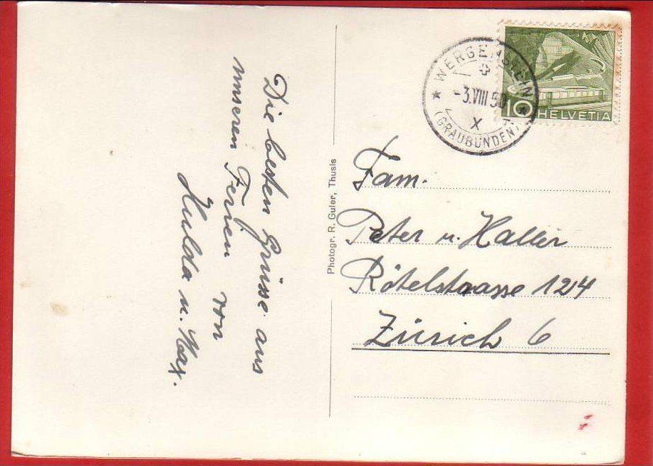 Cartoline postali: WERGENSTEIN, GROSSFORMAT – Usato da Grüningen venduto da Kartenlaube 1