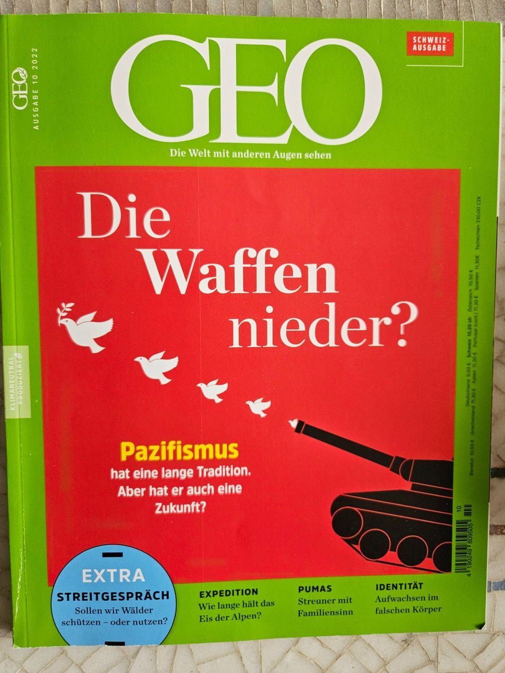 Zeitschriften & Magazine: GEO, Die Waffen nieder? – Gebraucht aus Zürich von lorenzo167