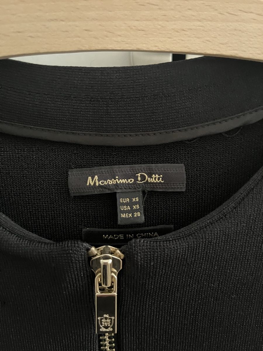 Massimo Dutti Giacche: Massimo Dutti Jacket Black Size XS Peplum Zip Front – Nuovo (secondo la descrizione) da Fahrwangen venduto da sar_ynj5 1