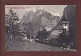 GRINDELWALD - Kirche - Wetterhorn - 1919