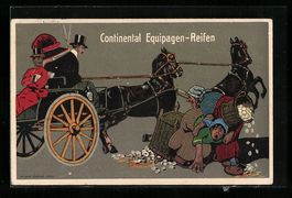 Reklame für Continental Equipagen-Reife