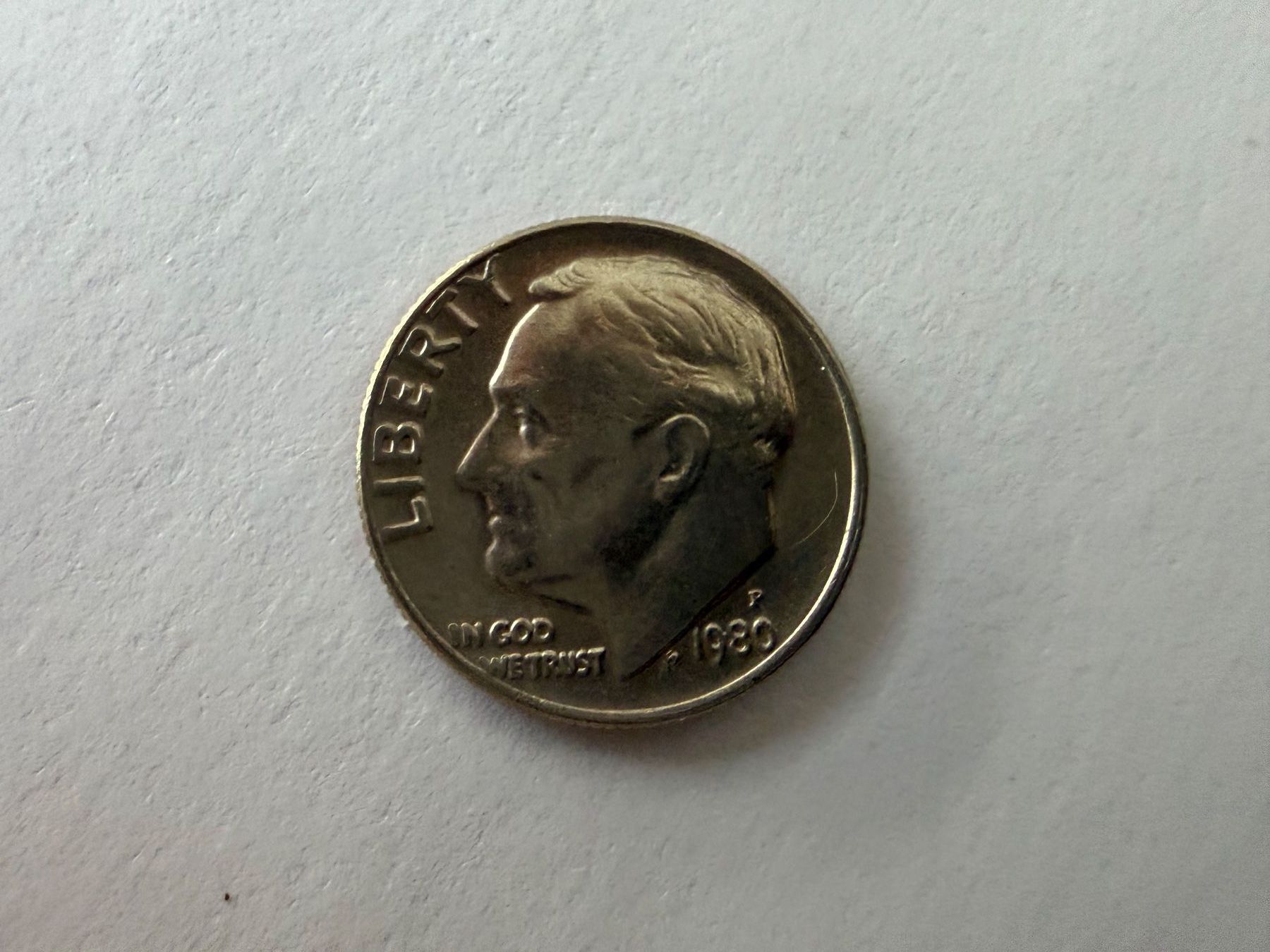Alle Münzen: One Dime 1980-P Münze – Gebraucht aus Uster von elcapo03