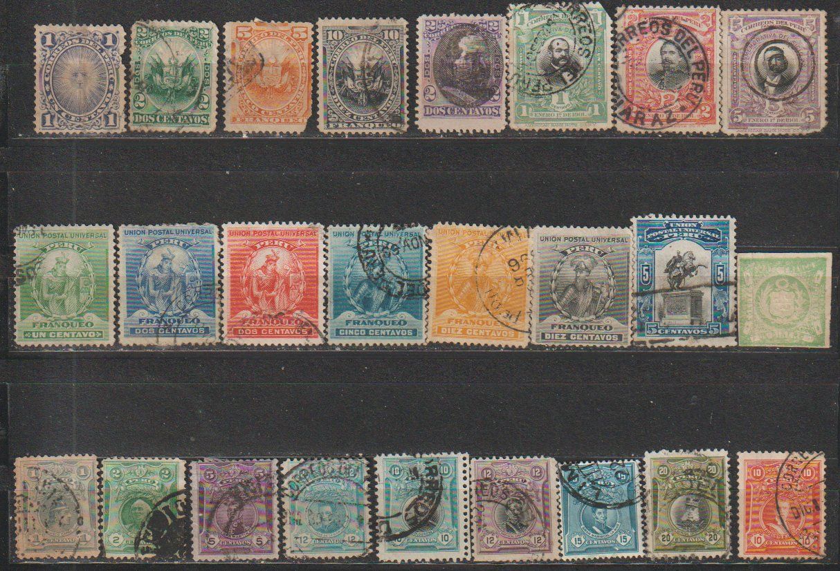 Alle Briefmarken: Pérou variés bon état – Gebraucht aus Crans-Montana von kira56