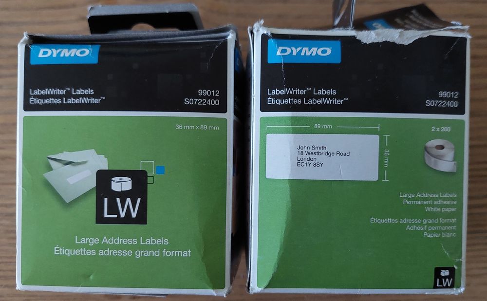 DYMO®-Etiketten 11353 für LabelWriter, Vielzweck-Etiketten weiß, 13 x 25 mm, wiederablösbar, 1 x 1.000 Etiketten