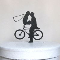 NEUER Torten Topper Hochzeitstorte Bike Paar - 2021038