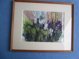 Anna Gandolfi - Ital. Schule 20. Jhrd. - Aquarell - signiert