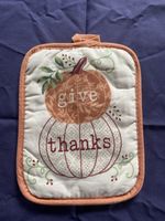 Thanksgiving Cotton Pot holder - Perfect Autumn Gift