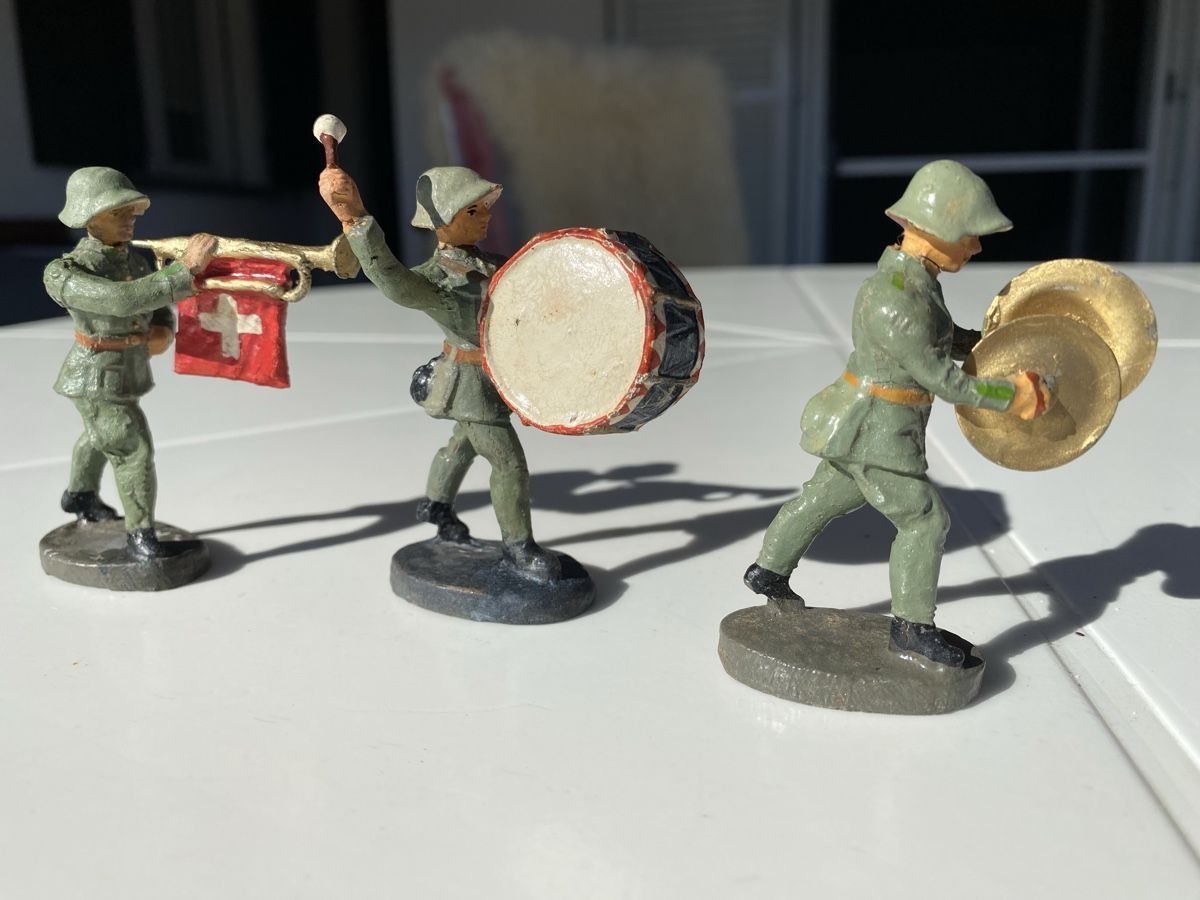 Elastolin Giocattoli: Elastolin VK. Musik Soldaten Top ! – Usato da Rüti ZH venduto da Weder2 1