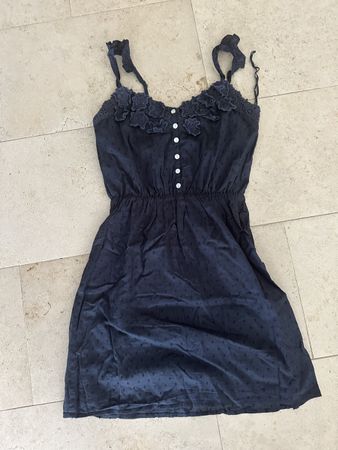 DREAMASTER Sommerkleid, Gr. S, Dunkelblau
