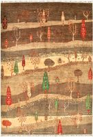 Handgeknüpfter afghanischer Khurjeen Orientteppich 300x207cm