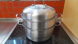 Edelstahl Dampfgarer Set - Top Zustand und neu!
