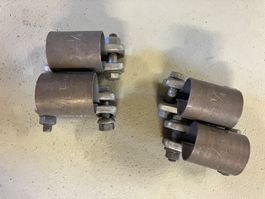 4 neue Blitzschutz-Erdungsbriden