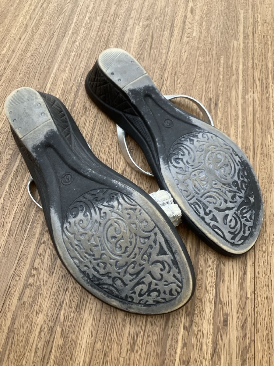 Damenschuhe: Sandalen Ariane Silber Grösse 41 – Gebraucht aus Ruggell von VegasGirl 2