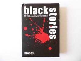 Tolles Spiel: black stories, 50 rabenschwarze Rätsel, moses