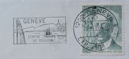 Werbestempel 19.11.80 (Geneve) auf Beleg