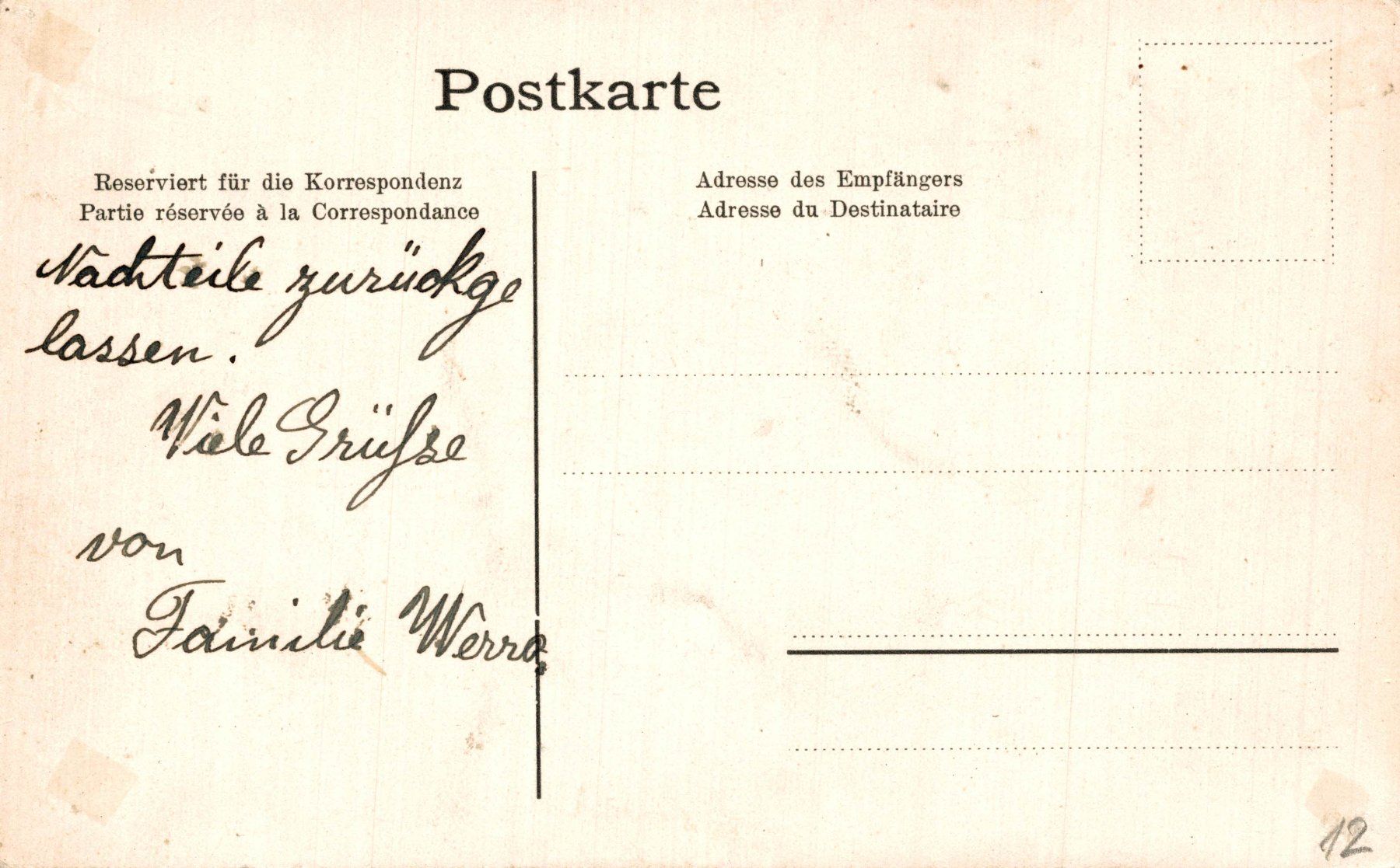 Cartoline postali: Bevers. Pension Crasta Mora, Kirche – Usato da Bronschhofen venduto da Astore 1