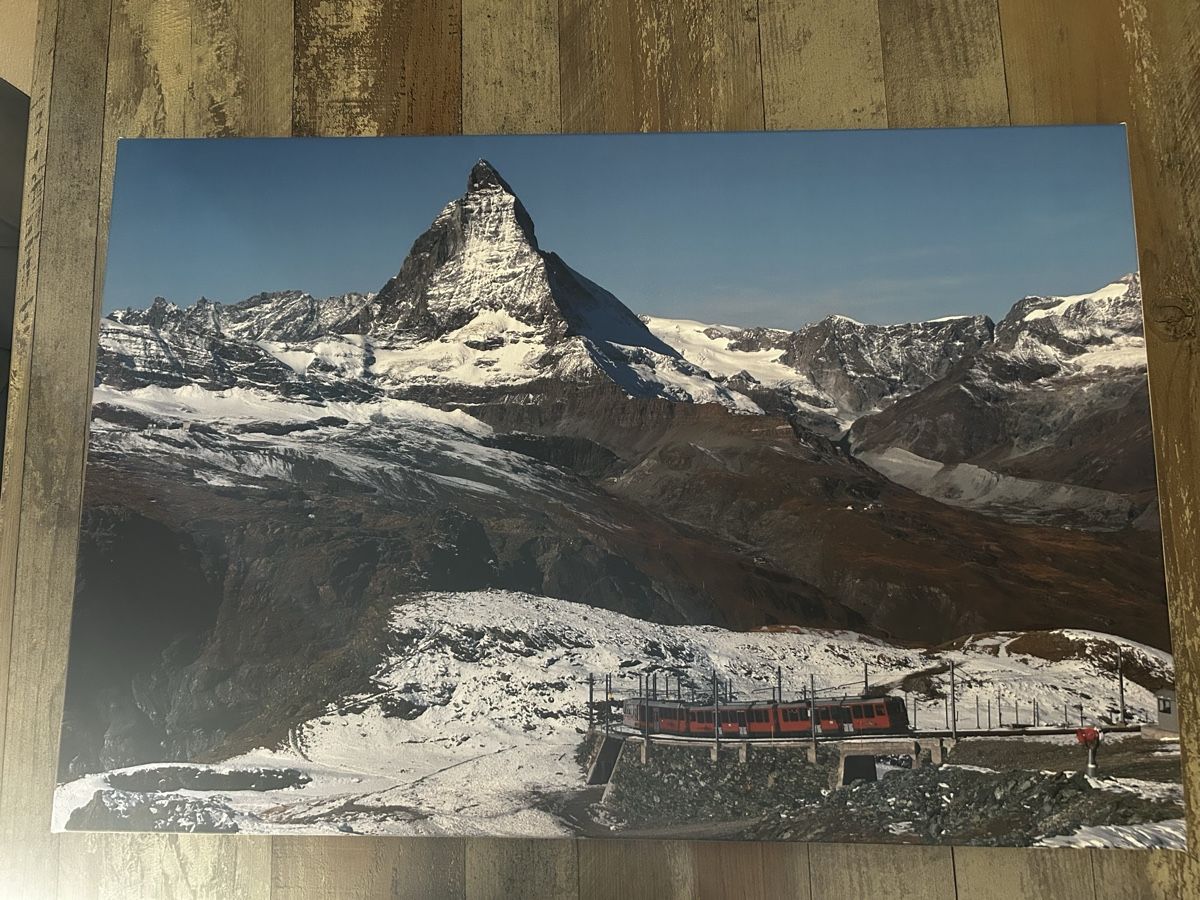 Foto & Immagini: Bild Matterhorn mit Bergbahn – Nuovo (secondo la descrizione) da Biel/Bienne venduto da nad_d5sz