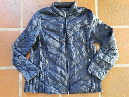 Katag AG / Clarina; blaue Übergangsjacke mit Daunen Gr. 46