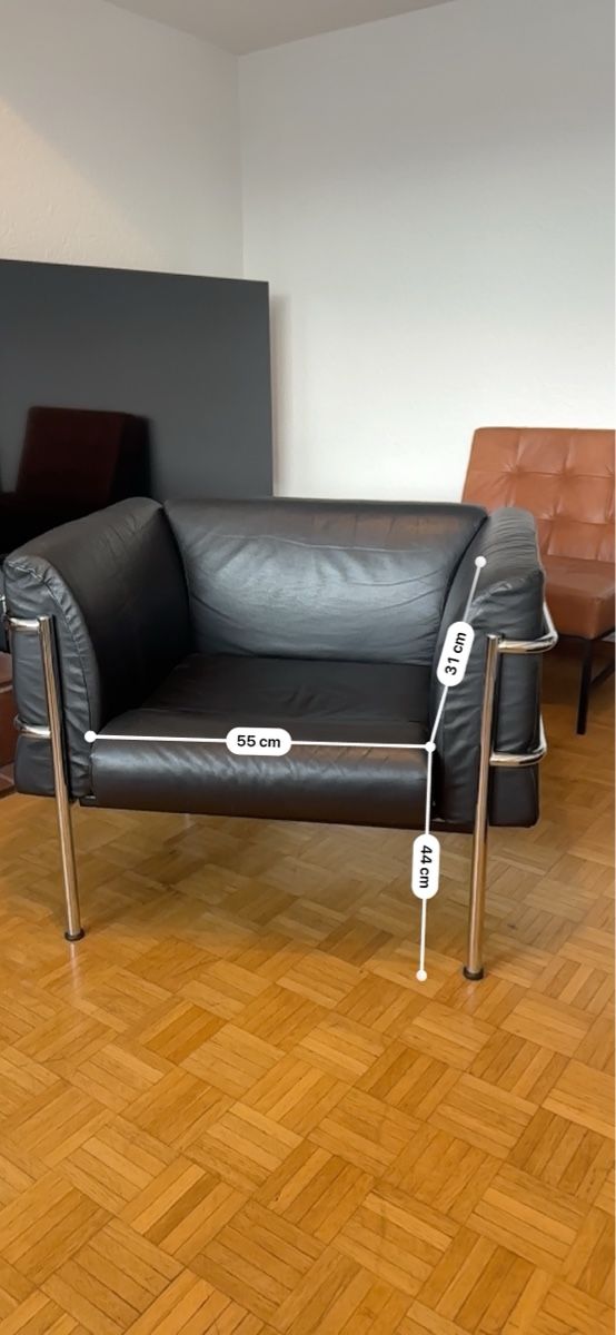 Fauteuils: Le Corbusier Replika – D'occasion à Zürich par KornfeldZH 3